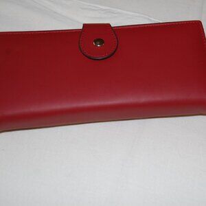 Reddish Brown Wallet No Markings or Tags Good Preowned Condition